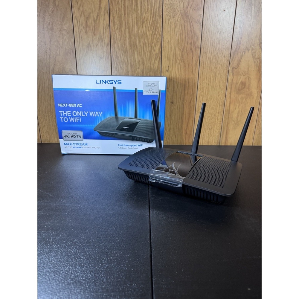 New In Box Linksys‎ Dual-Band WiFi Router - EA7300 AC1750 MU-MIMO Gigabit Router